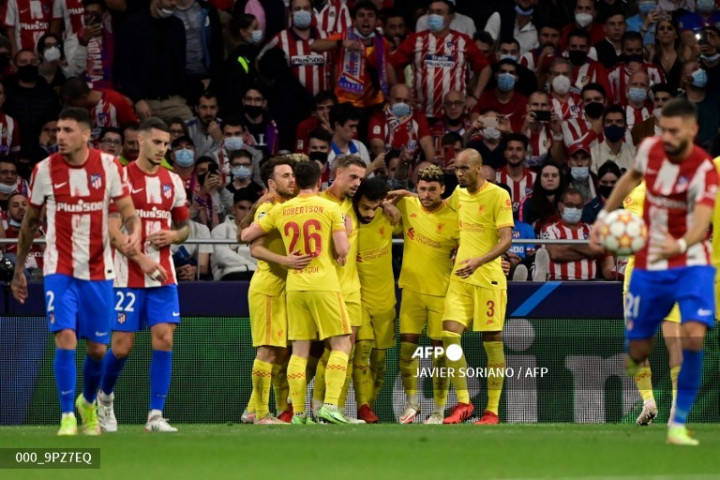 Liverpool Atasi 10 Pemain Atletico Madrid