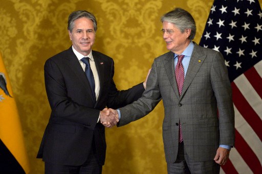 Blinken: Presiden Ekuador Janji Tegakkan Demokrasi di Tengah Darurat Narkoba