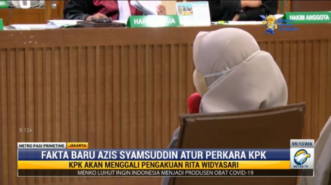 KPK Dalami Pengakuan Rita Widyasari Soal Permintaan Tak Seret Nama Azis Syamsuddin
