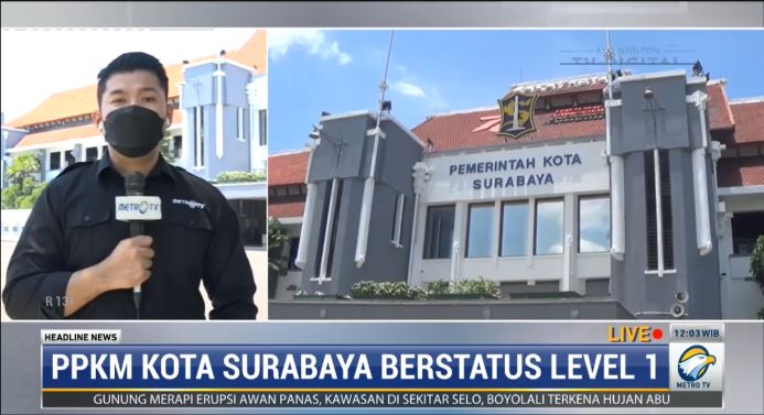 Masuk PPKM Level 1, Ini Sejumlah Pelonggaran di Kota Surabaya