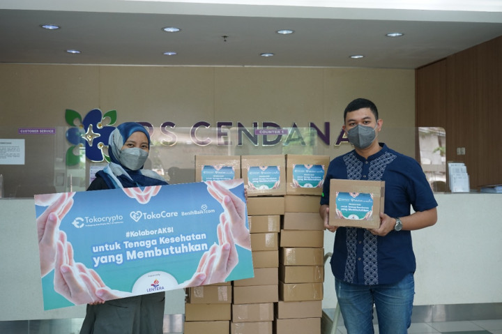 Apresiasi Nakes Covid-19, Tokocrypto Salurkan Donasi