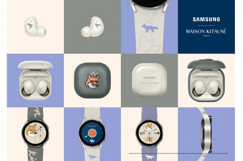 Samsung Galaxy Watch4 dan Galaxy Buds2 Maison Kitsune Hadir di Indonesia