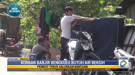Korban Banjir Bengkulu Butuh Air Bersih