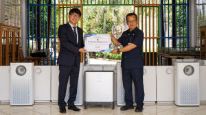 Dukung PTM Terbatas, Coway Donasikan Air Purifier untuk SMANU MH Thamrin