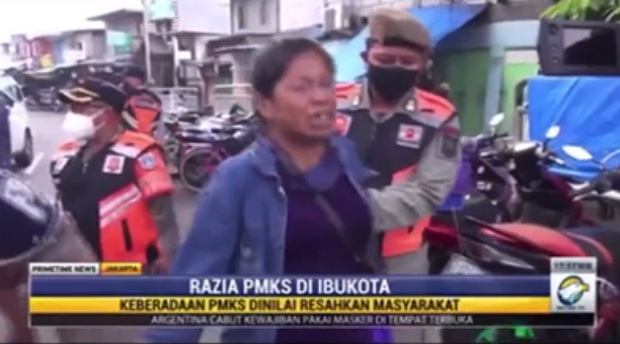 12 Orang PMKS di Ibu Kota Ditangkap, Dari Pengemis Hingga PSK