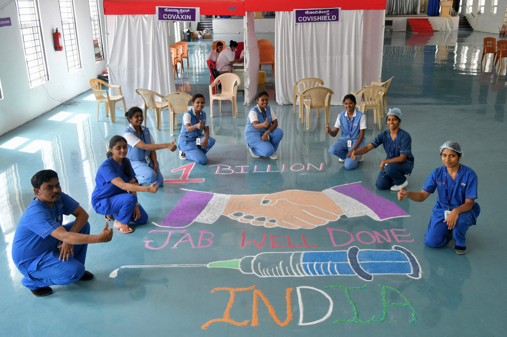 Wow! India Capai 1 Miliar Dosis Vaksin Covid-19