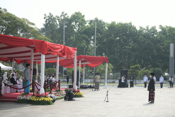 Hari Santri, Gedung Sate Digunakan lagi untuk Upacara Saat Pandemi Covid-19