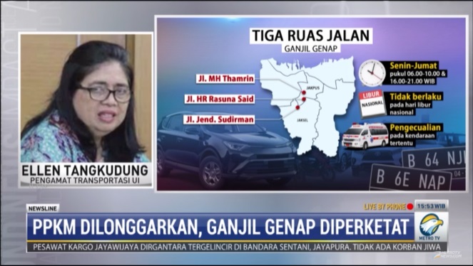 Begini Kata Pengamat Soal Pemberlakuan Ganjil Genap Jakarta