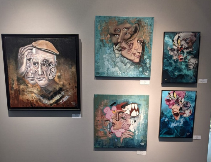 Karya Pelukis Indonesia Ronnie Jiang Jadi Primadona Pameran di Paris