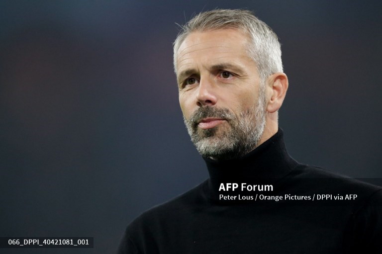 Pelatih Borussia Dortmund, Marco Rose (AFP/Peter Lous)