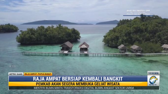  Raja Ampat Zona Hijau Covid-19, Pariwisata Kembali Dibuka