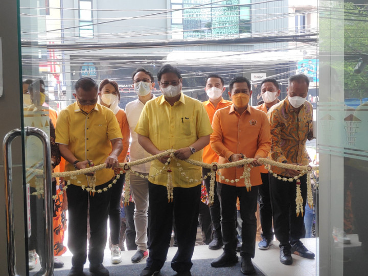 Kantor MKGR Jadi Posko Pemenangan Airlangga Hartarto