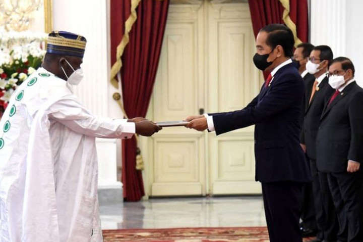 Foto: Presiden Terima Surat Kepercayaan 9 Dubes Negara Sahabat