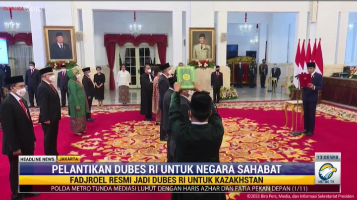 Jokowi Lantik 17 Dubes RI Baru, Ini Daftar Lengkapnya