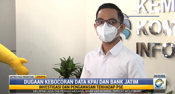 Data Pribadi di KPAI dan Bank Jaktim Diduga Bocor, Ini Respons Kominfo