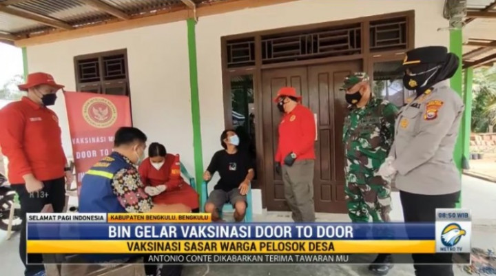 Vaksinasi Covid-19 <i>Door-to-Door</i> Digelar di Bengkulu Utara