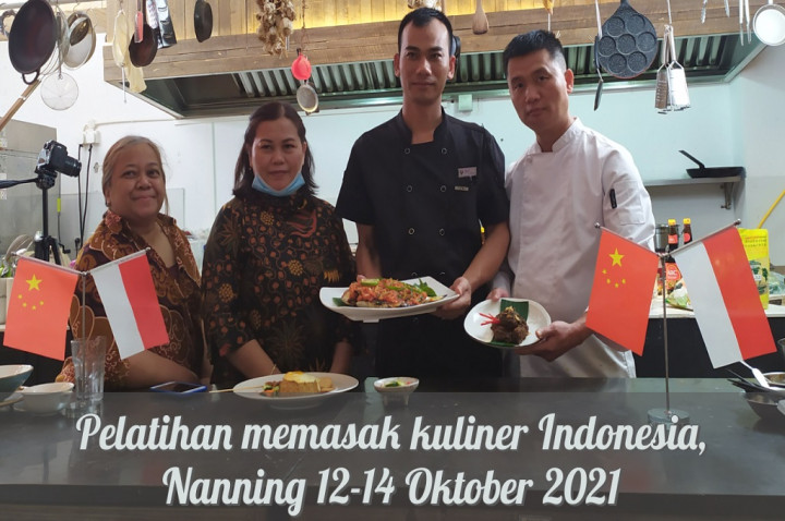 KJRI Guangzhou Gelar Pelatihan Memasak Kuliner Indonesia di Nanning