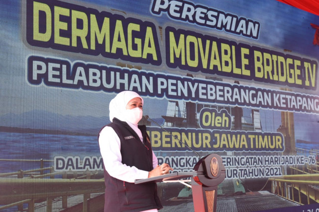 Khofifah Resmikan Dermaga Mb Iv Pelabuhan Ketapang Penghubung Ekonomi Ke Wilayah Indonesia Timur