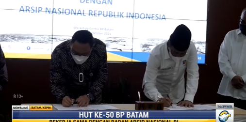 Rayakan HUT ke-50, BP Batam Gandeng Badan Arsip Nasional