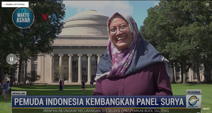 Perempuan Jawa Tengah Berhasil Ciptakan Bahan Panel Surya