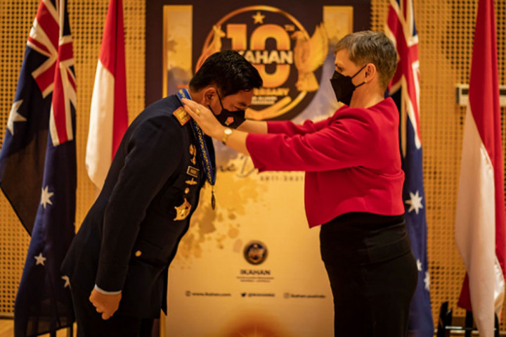 Momen Panglima TNI Dianugerahi Gelar Kehormatan dari Australia