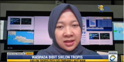 Waspada Gelombang Tinggi, Siklon Tropis Bergerak di Dekat Perairan Indonesia