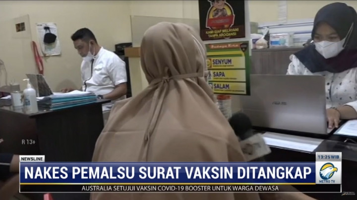 Terlibat Pemalsuan Sertifikat Vaksin Covid-19, Eks Nakes Ini Mengaku Tak Ambil Keuntungan