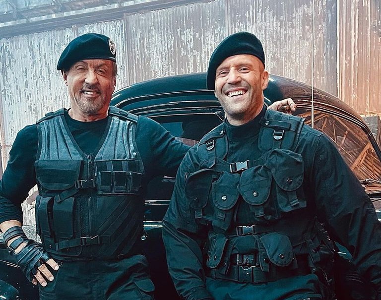 Jason Statham dan Sylvester Stallone (Foto: instagram)