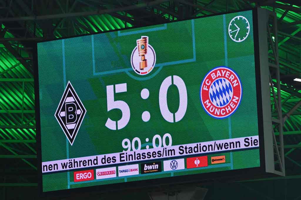 DFB Pokal: Bayern Muenchen Takluk 0-5 dari Gladbach