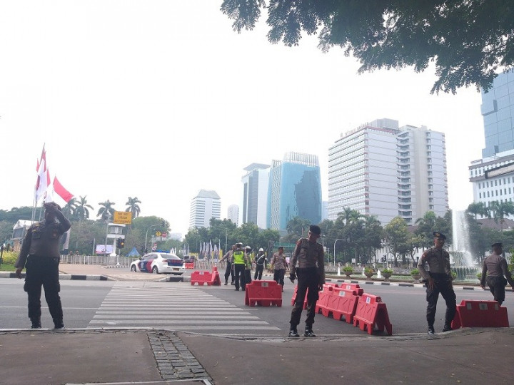 Demo Buruh, Jalan di Depan Patung Kuda Arjuna Wijaya Ditutup Siang Ini