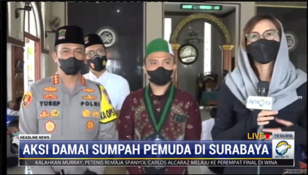 Batal Demo saat Sumpah Pemudah, Mahasiswa Surabaya Gelar Tausiah