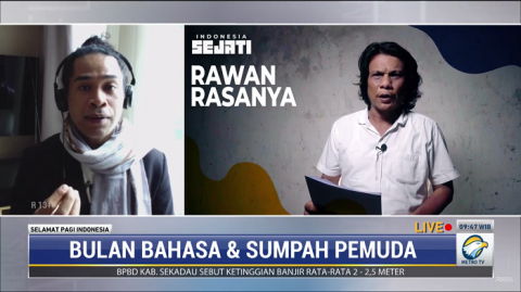 Penyair Iwan Jaconiah Semarakkan Lelang Puisi Harian Media Indonesia