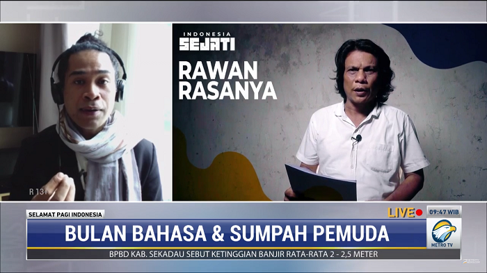 Penyair Iwan Jaconiah Semarakkan Lelang Puisi Harian Media Indonesia