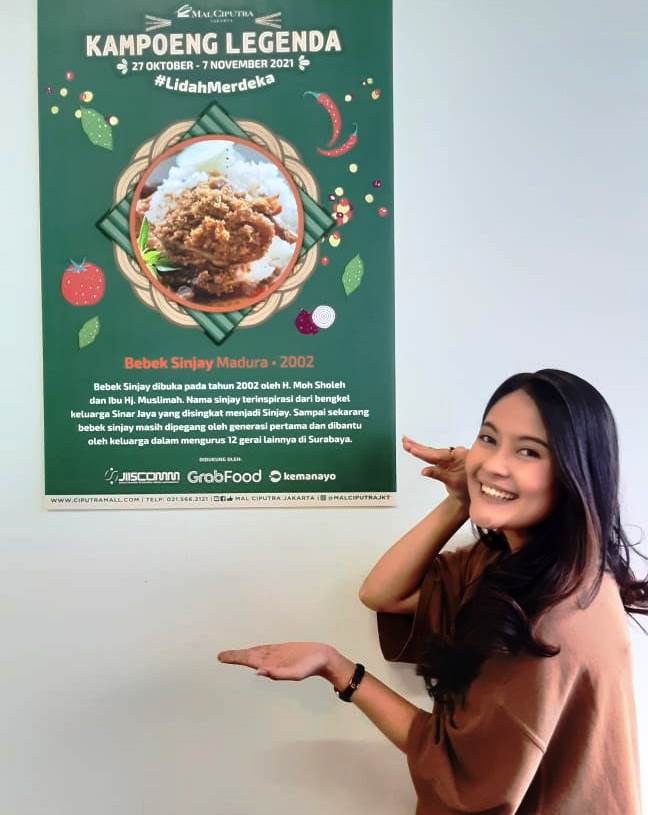 Dellylah Izhar Syami, Generasi Milenial yang ingin melek akan kuliner legendaris (Foto: A. Firdaus/Medcom.id)