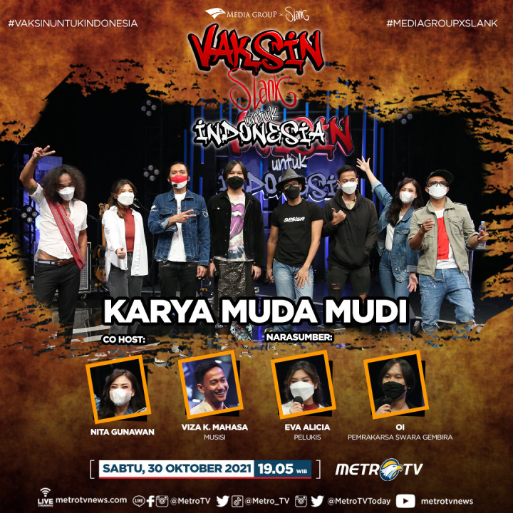 Rayakan Hari Sumpah Pemuda, Slank Hadirkan Anak Muda Kreatif di Vaksin untuk Indonesia