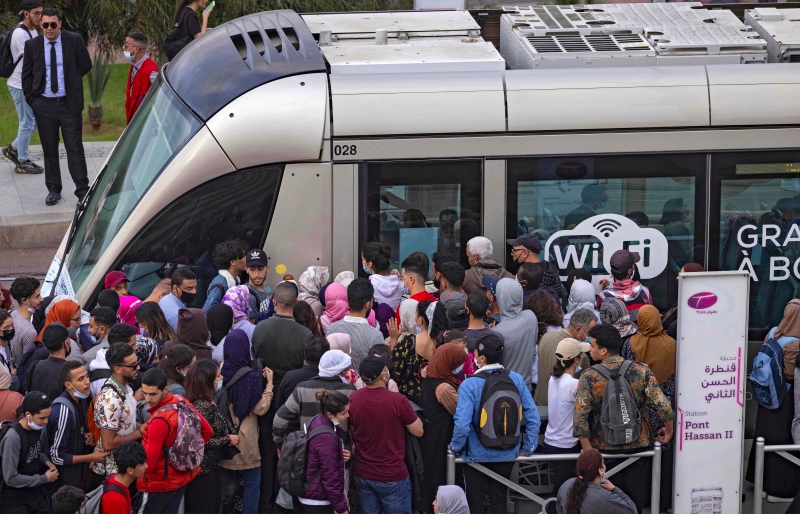 Suasana di Kota Raba, Maroko. Foto: AFP