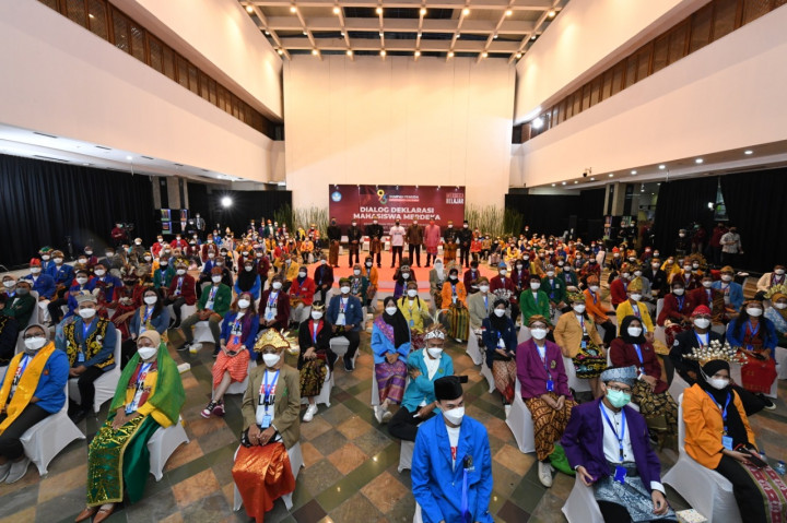 Dialog dengan 170 Mahasiswa, Nadiem Sampaikan Filosofi Kampus Merdeka