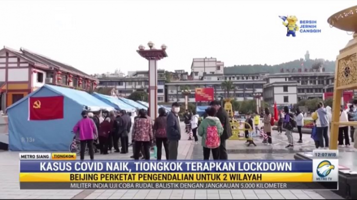 Gelombang Baru Kasus Covid-19, Tiongkok Terapkan <i>Lockdown</i>