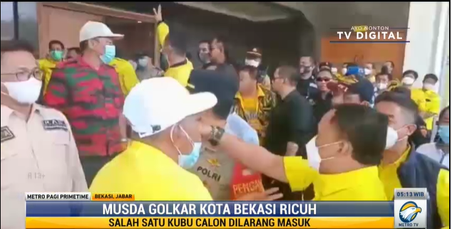 Musda Golkar Kota Bekasi Ricuh