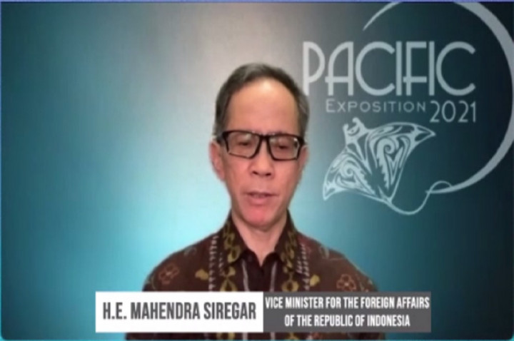 Wamenlu Paparkan 3 Poin Utama Pacific Exposition 2021