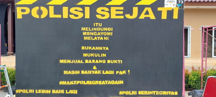 Kapolri Tegaskan Tak Anti Dikritik Melalui Lomba Mural