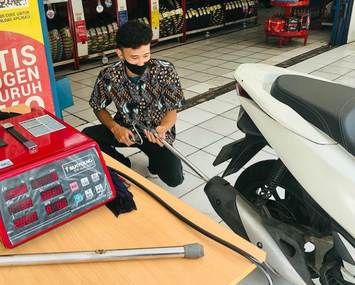Sanksi Tilang Sudah Berlaku untuk Motor yang Tidak Lulus Uji Emisi
