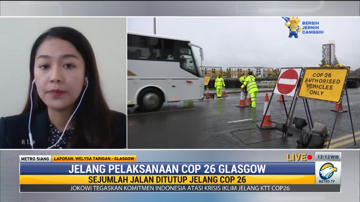 Sejumlah Jalan dan Tempat Wisata Ditutup Menjelang COP26