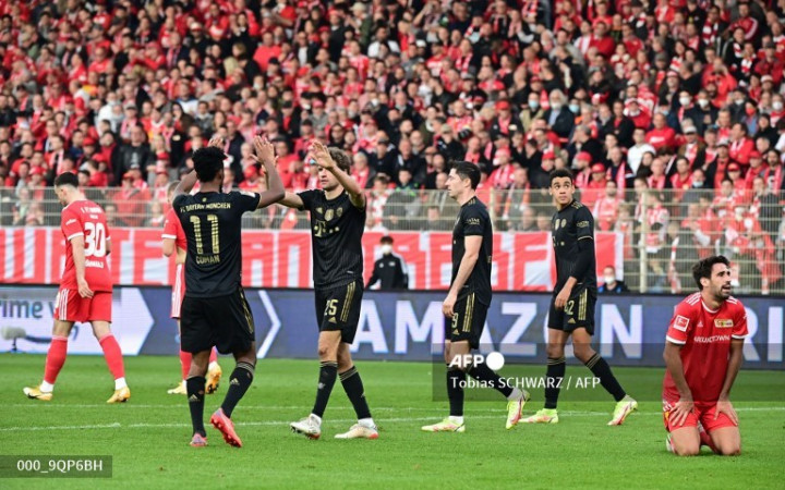 Hujan Gol Warnai Kemenangan Bayern Muenchen atas Union Berlin