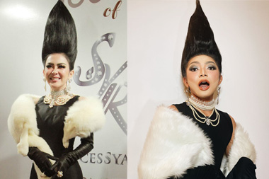 Rayakan Halloween, Pria Ini Dandan Persis Syahrini!