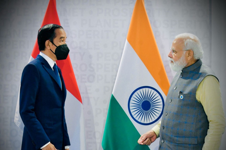 Bertemu PM Modi, Jokowi Senang Kasus Covid-19 di India dan Indonesia Menurun