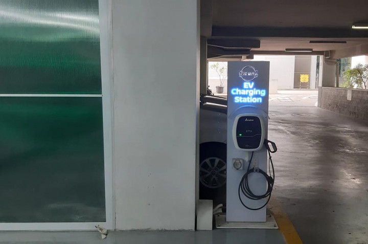 Nissan Bangun SPKLU Di Jakarta Timur