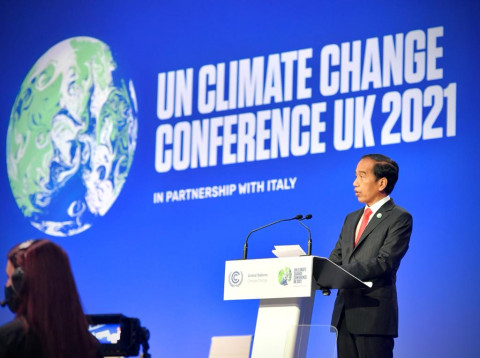 Jokowi Beberkan Komitmen RI dalam Penanganan Perubahan Iklim di COP26