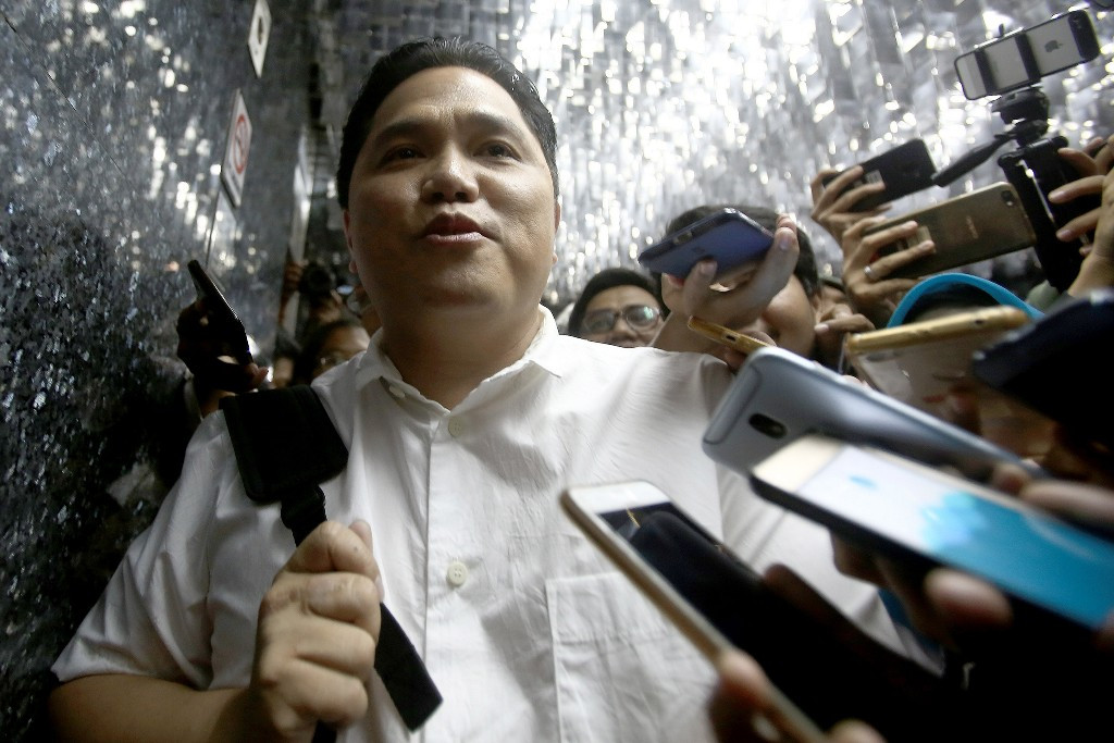 Menteri BUMN Erick Thohir. Foto dok MI/Susanto.