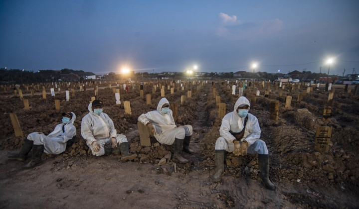 Pemakaman Khusus Covid-19 di Cipatat KBB Sepi Aktivitas